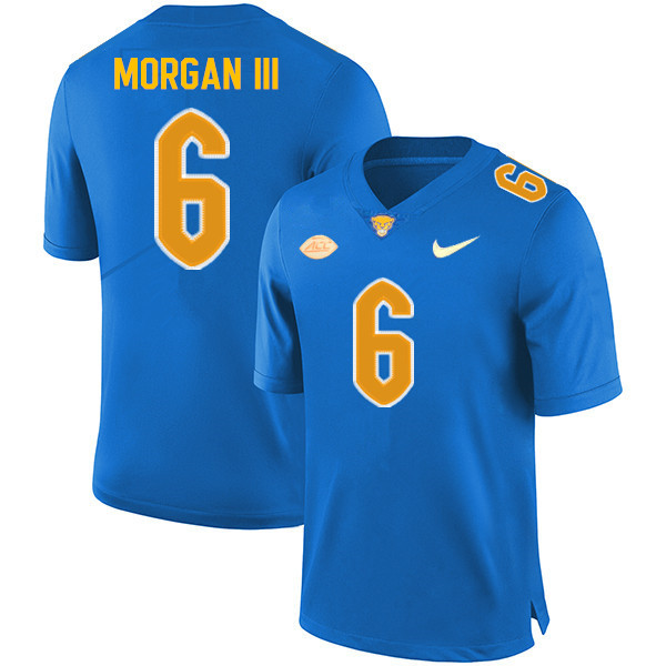 Men #6 John Morgan III Pitt Panthers College Football Jerseys Sale-Royal